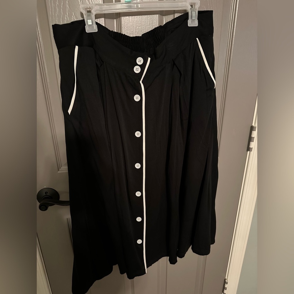 Black and white skirt